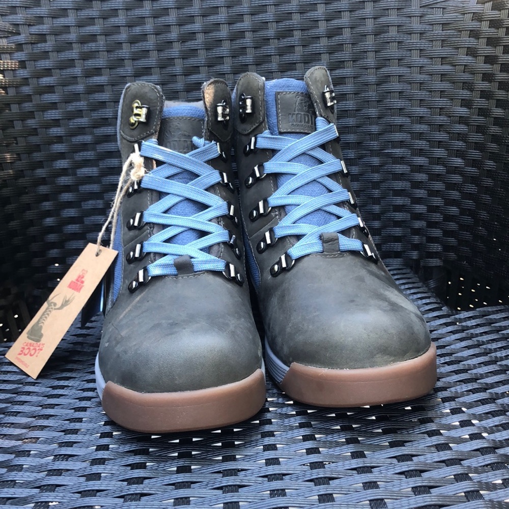 Kodiak grey waterproof full grain leather boots size 11 - Picture 2 of 5